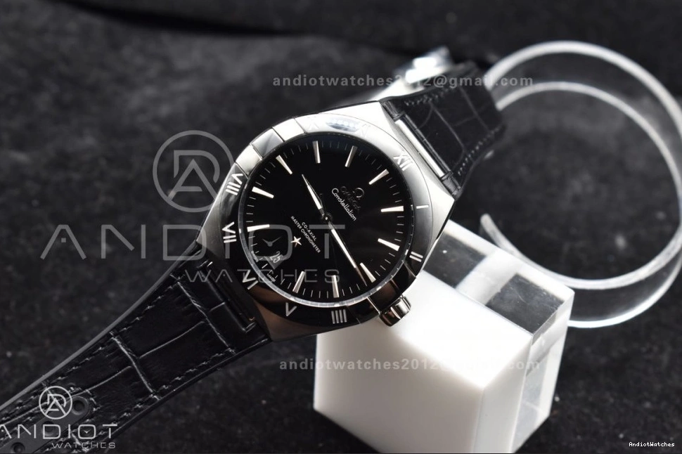 Constellation Black Strap Gummy on 1:1 A8900 Black VSF Edition Ceramic Black Dial HighPerformance SS Best Super 545 Clone 0412